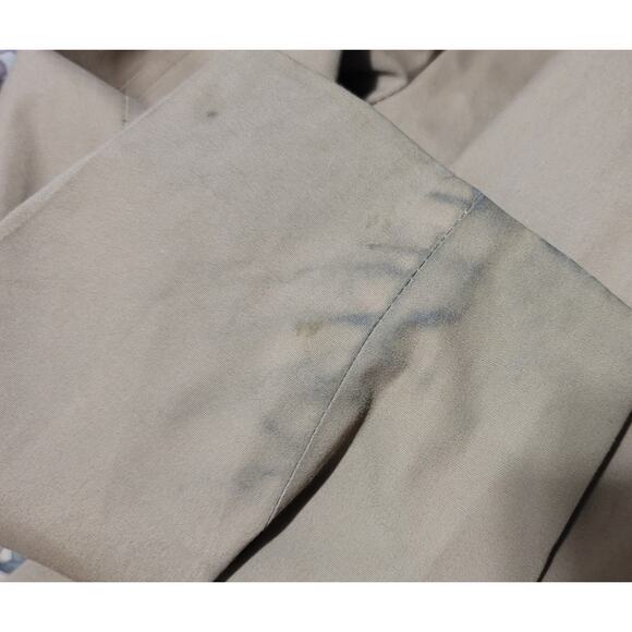 Culwell Sons Brown York Lined Trench Coach 42 Short Button Closure - Picture 8 of 15